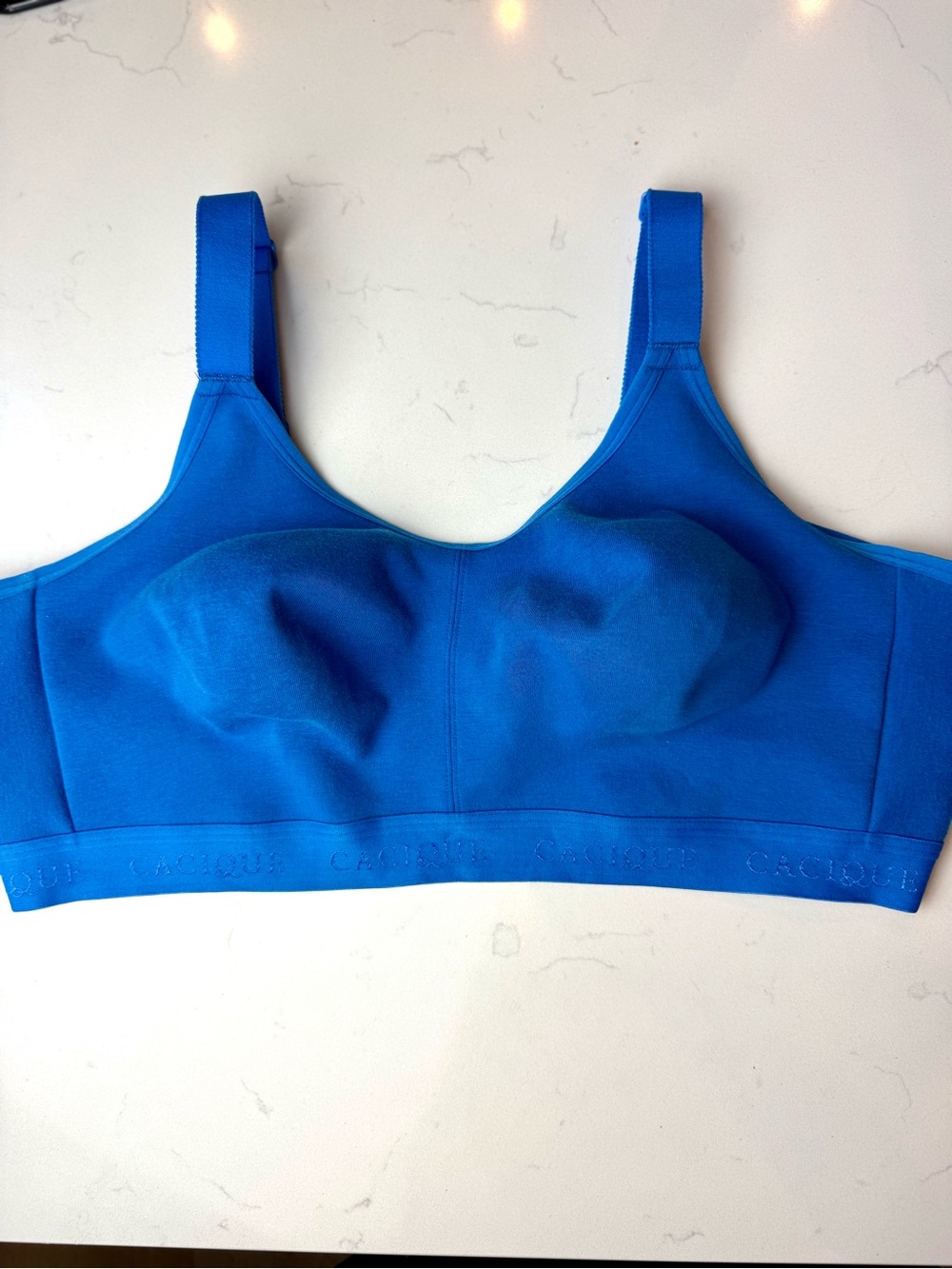 Cacique Wireless Comfort Bra - Bright Blue